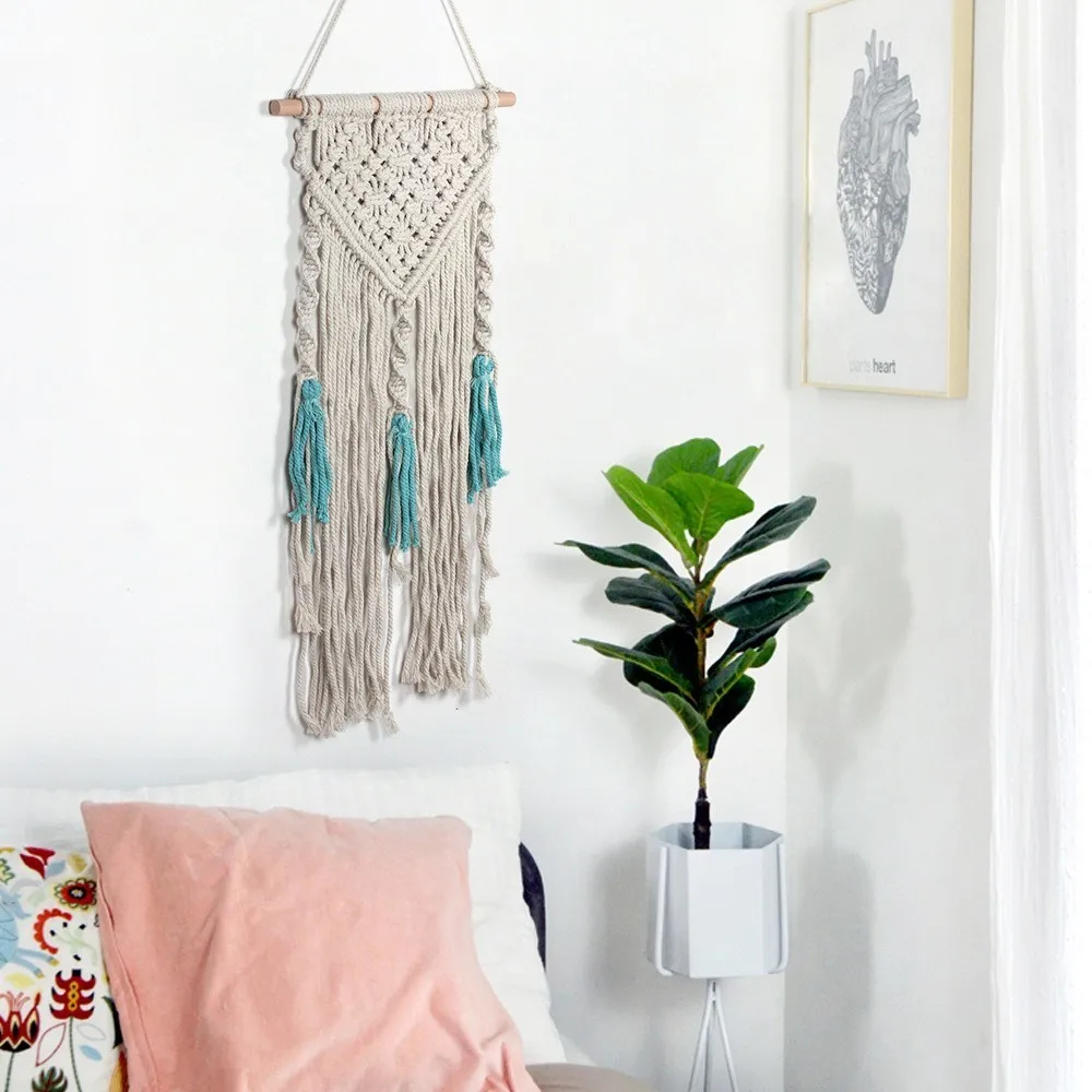 Hot Sale Macrame Wall Art Handmade Cotton Wall Hanging Tapestry Bohemia Tassel Home Decoration Wedding Ceremony Backdrop Wall
Hot Sale Macrame Wall Art Handmade Cotton Wall Hanging Tapestry Bohemia Tassel Home Decoration Wedding Ceremony Backdrop Wall