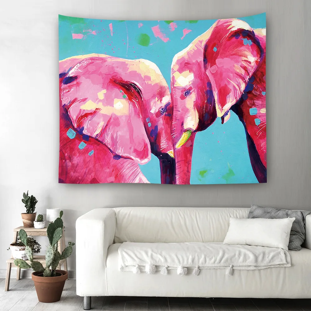 Loartee Pink Elephant Lean Head Tapestry Emotional Animal Art Home Bed Cloth Decoration Curtain Blanket
Loartee Pink Elephant Lean Head Tapestry Emotional Animal Art Home Bed Cloth Decoration Curtain Blanket