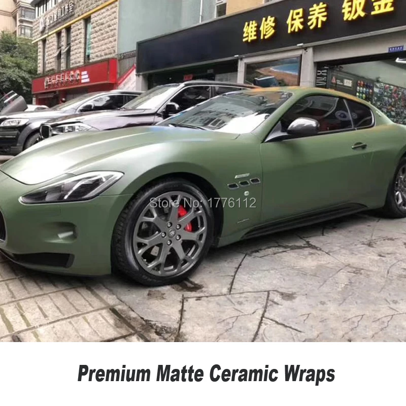 Highest quality satin vinyl wrapping Military green car warpping Vinyl Wrapping film Premium low initial tack adhesive
Highest quality satin vinyl wrapping Military green car warpping Vinyl Wrapping film Premium low initial tack adhesive