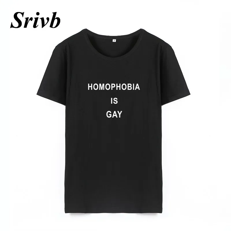 Srivb Homophobia Is Gay Letter Women Short Sleeve Tumblr Funny Printed Vogue T Shirt Women Tumblr Summer Plus Size Women T Shirt
Srivb Homophobia Is Gay Letter Women Short Sleeve Tumblr Funny Printed Vogue T Shirt Women Tumblr Summer Plus Size Women T Shirt