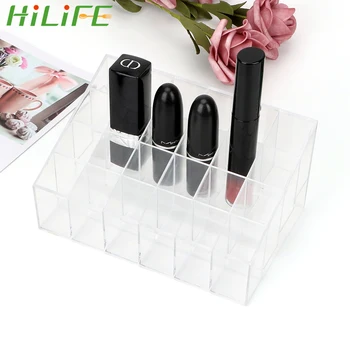 HILIFE 24 Compartment Lipstick Storage Box Storage Tools Cosmetic Box Cosmetic Display Stand Make Up Storage Holder
HILIFE 24 Compartment Lipstick Storage Box Storage Tools Cosmetic Box Cosmetic Display Stand Make Up Storage Holder