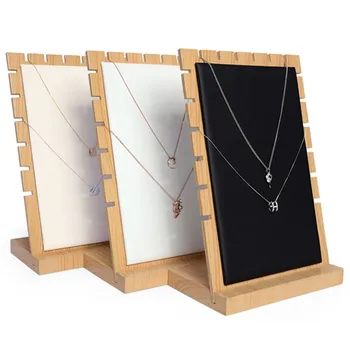Wood Necklace Bracelet Pendant Jewelry Organizer Display Stand Showing Rack Jewelry Shelf Showcase
Wood Necklace Bracelet Pendant Jewelry Organizer Display Stand Showing Rack Jewelry Shelf Showcase