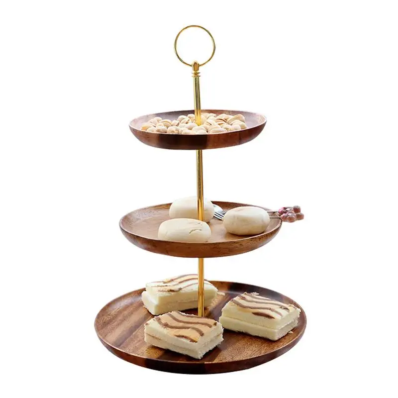 European Style 3 Tier Dessert Trays Living Room Candy Trays Multifunctional Wooden Fruit Dishes Unique Home Decoration
European Style 3 Tier Dessert Trays Living Room Candy Trays Multifunctional Wooden Fruit Dishes Unique Home Decoration