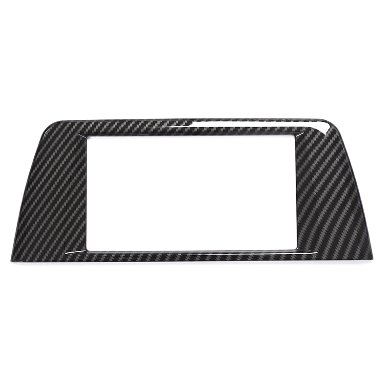 Carbon Fiber Style Abs Chrome Center Central Navigation Panel Frame Cover Trim Sticker For Bmw X1 F48 2016 2017 Car Accessorie | Автомобили