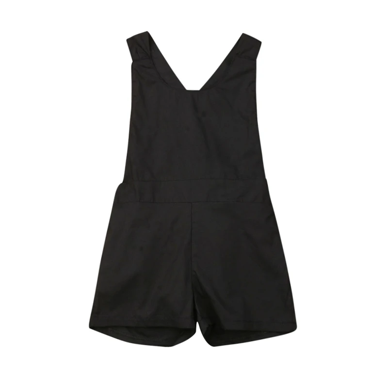 2019 Toddler Baby Girls Summer Romper Solid Black Backless Jumpsuit Playsuit Outfits Cute Costume Clothes Clothing 1-6T
2019 Toddler Baby Girls Summer Romper Solid Black Backless Jumpsuit Playsuit Outfits Cute Costume Clothes Clothing 1-6T