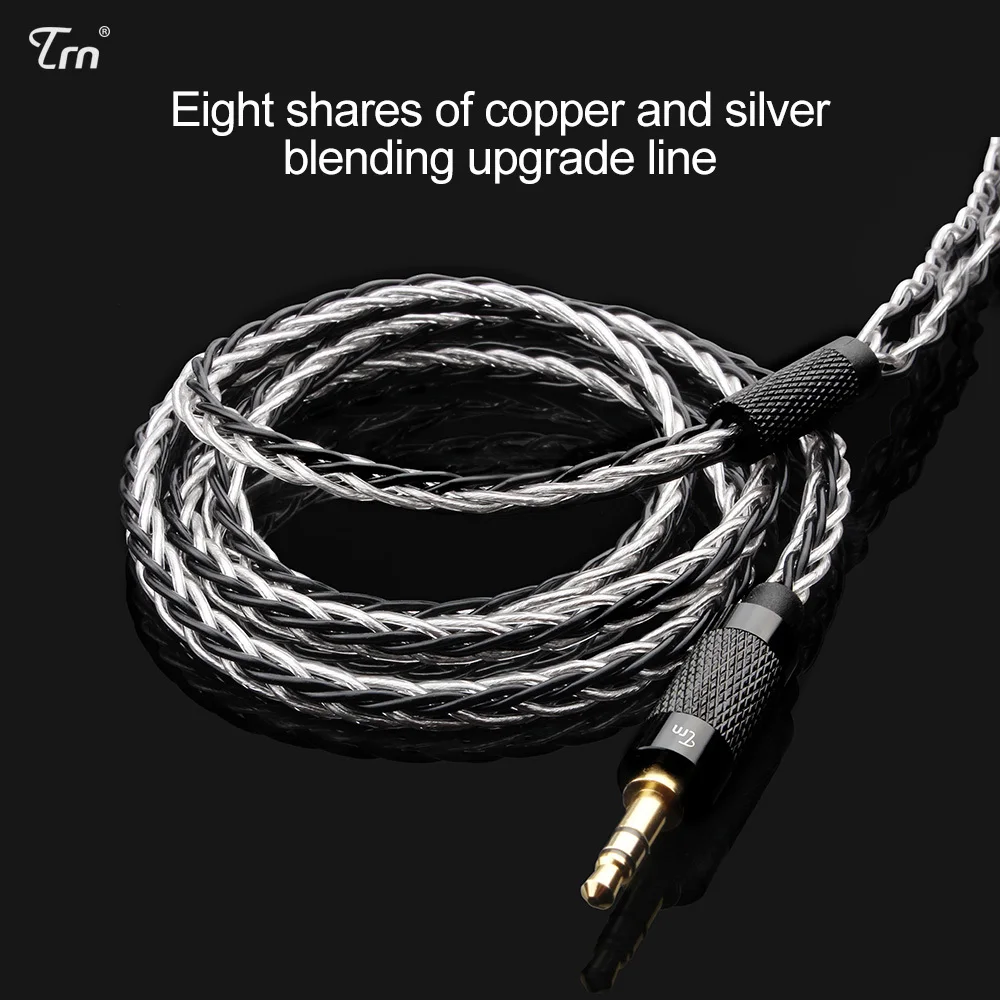 8 Core Silver Plated Cable Mmcx/2pin Hifi Earphone Connector Use For Trn V10/v20/v60 V80 Kz Zst As10 Zs10 Cca C10
8 Core Silver Plated Cable Mmcx/2pin Hifi Earphone Connector Use For Trn V10/v20/v60 V80 Kz Zst As10 Zs10 Cca C10