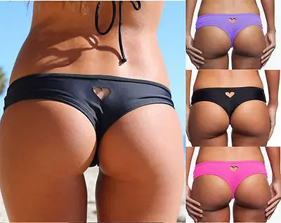 Black Pink Deep Red 2017 Sexy Women Brazilian Cheeky T-Back Hollow Out Thong Bottom Bikini Swimwear Only Bottom
Black Pink Deep Red 2017 Sexy Women Brazilian Cheeky T-Back Hollow Out Thong Bottom Bikini Swimwear Only Bottom