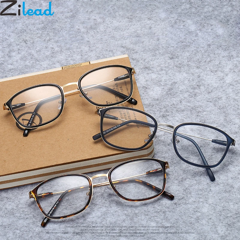 Zilead TR90 Small Frame Finished Myopia Glasses Classical Men Metal Square Shortsighted Nearsighted Eyeglasses 0to-6.0Unisex
Zilead TR90 Small Frame Finished Myopia Glasses Classical Men Metal Square Shortsighted Nearsighted Eyeglasses 0to-6.0Unisex