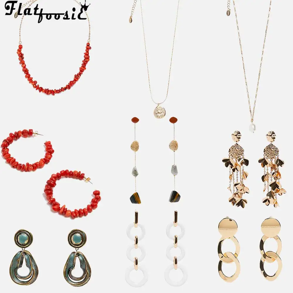 Flatfoosie 2019 ZA multi-layer Red Stone Statement Pendant Necklace for Women Oorbellen Luxury Coin Pearl Jewelry Pendientes
Flatfoosie 2019 ZA multi-layer Red Stone Statement Pendant Necklace for Women Oorbellen Luxury Coin Pearl Jewelry Pendientes