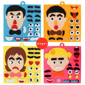 Novelty Gag Toys Gags Practical Jokes DIY Cute Expression Felt Handmade Material Toy Children Parents Cooperation funny toy
Novelty Gag Toys Gags Practical Jokes DIY Cute Expression Felt Handmade Material Toy Children Parents Cooperation funny toy