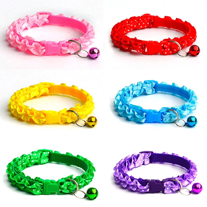 High Quality Pet Lace Collar Lovely Supplies With Bell Buckle Collar For Cat Dog 1PC Pet Accessories Puppy Chihuahua Adjustable
High Quality Pet Lace Collar Lovely Supplies With Bell Buckle Collar For Cat Dog 1PC Pet Accessories Puppy Chihuahua Adjustable