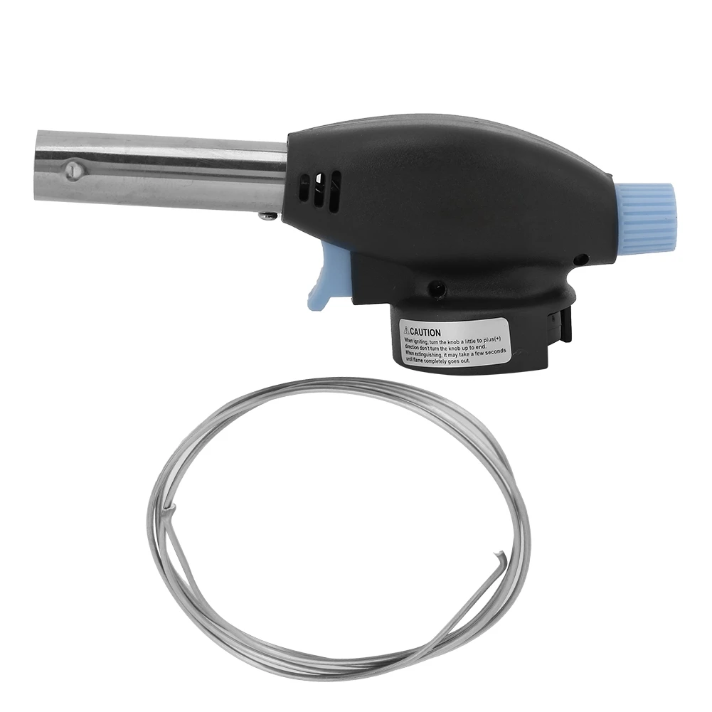 915 Portable Welding Gas Torch Burner Flame Gun Electronic Ignition + Flux-cored Welding Rod Solder for Soldering Aluminum Tool
915 Portable Welding Gas Torch Burner Flame Gun Electronic Ignition + Flux-cored Welding Rod Solder for Soldering Aluminum Tool