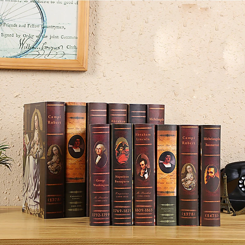 Creative Photographing Props Fake Books Living Room Cafe Office Ornaments Imitation Book Shells Murals Books Furnishing Gifts
Creative Photographing Props Fake Books Living Room Cafe Office Ornaments Imitation Book Shells Murals Books Furnishing Gifts