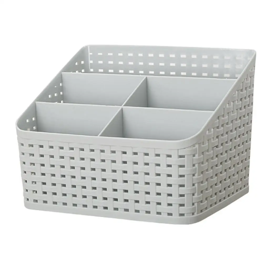 Multi-grid Container Box Makeup Storage Holder 5 Grid Bathroom Tabletop Organizer Grey Blue, Pink, White
Multi-grid Container Box Makeup Storage Holder 5 Grid Bathroom Tabletop Organizer Grey Blue, Pink, White