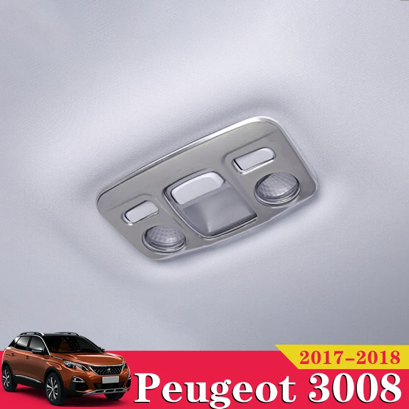 1X For Peugeot 3008 GT 2016 2017 2018 Car Stainless Steel Fornt Rear Reading Light Lamp Decoration Trim Frame Cover Car Styling
1X For Peugeot 3008 GT 2016 2017 2018 Car Stainless Steel Fornt Rear Reading Light Lamp Decoration Trim Frame Cover Car Styling