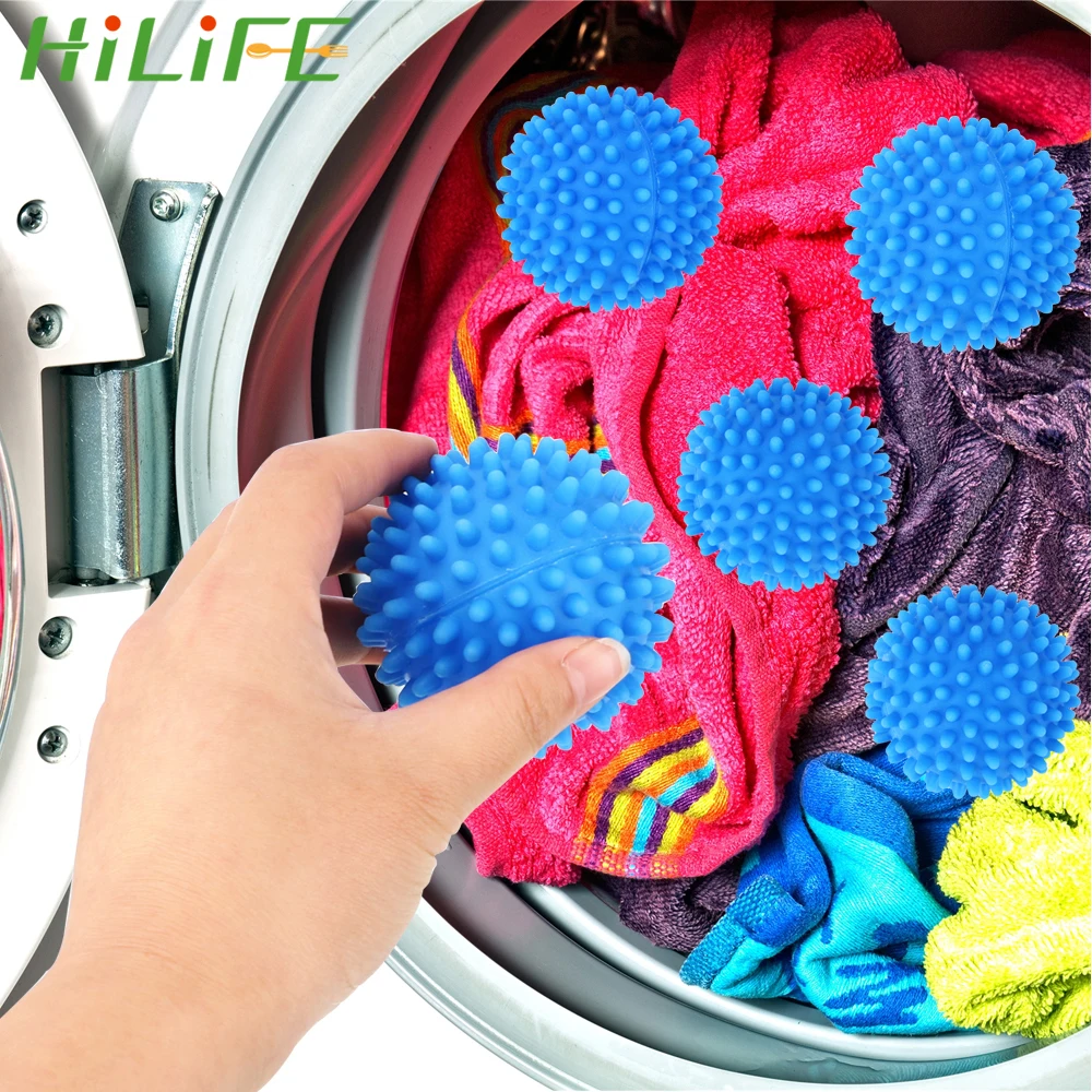 HILIFE Laundry Balls PVC Dryer Balls for Washing Machine Reusable Magic Washing Tool Cleaning Drying Fabric Softener Ball
HILIFE Laundry Balls PVC Dryer Balls for Washing Machine Reusable Magic Washing Tool Cleaning Drying Fabric Softener Ball