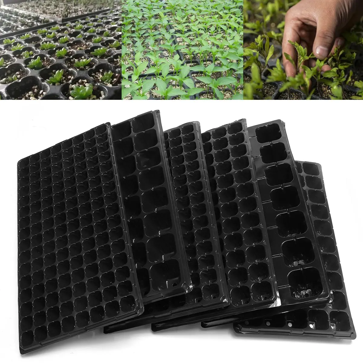 10Pcs CellS Seedling Starter Tray Extra Strength Seed Germination Plant Flower Pots Nursery Grow Box Propagation For Garden
10Pcs CellS Seedling Starter Tray Extra Strength Seed Germination Plant Flower Pots Nursery Grow Box Propagation For Garden