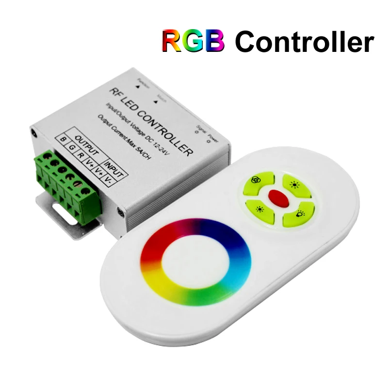 Led Strip Controller 12v 24v Led Controller with RF Remote Control RF Wireless Remote Led Rgb Controller 12-24v
Led Strip Controller 12v 24v Led Controller with RF Remote Control RF Wireless Remote Led Rgb Controller 12-24v