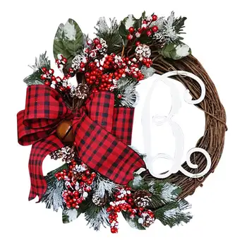 Christmas Wreath Artificial Decorative Door Wreath Spruce Wreath Circle Silk Artificial Garland Hanging Decoration Celebration
Christmas Wreath Artificial Decorative Door Wreath Spruce Wreath Circle Silk Artificial Garland Hanging Decoration Celebration