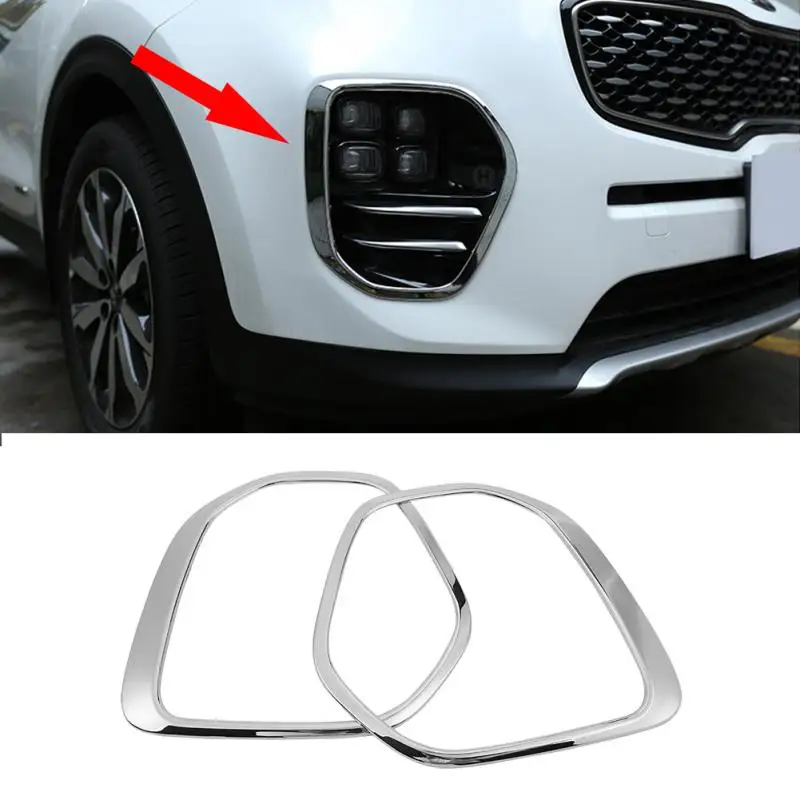 1 Pair of Front Fog Light Lamp Cover Trim Frame for Kia Sportage KX5 QL 2015 2016 2017 2018 Chromium Styling Exterior Parts
1 Pair of Front Fog Light Lamp Cover Trim Frame for Kia Sportage KX5 QL 2015 2016 2017 2018 Chromium Styling Exterior Parts