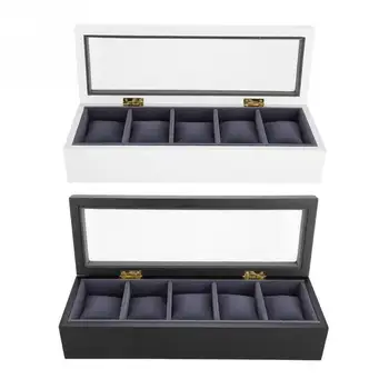 5 Grids Stoving Varnish Watch Display Box Jewelry Storage Organizer Case locked Watch Display Box
5 Grids Stoving Varnish Watch Display Box Jewelry Storage Organizer Case locked Watch Display Box