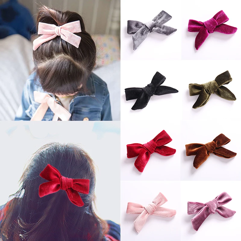Hot Sale High Quality Girls Baby 1PC Barrette Hair Clip Hair Accessories Bowknot Korean Velvet Hair Pin Popular Children
Hot Sale High Quality Girls Baby 1PC Barrette Hair Clip Hair Accessories Bowknot Korean Velvet Hair Pin Popular Children