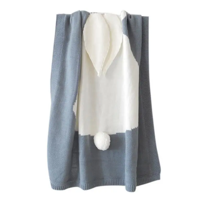 Cute Rabbit Ear Newborn Knitting Blanket Bedding Towel Cover Soft Baby Swaddle Wrap For Boys And Girls
Cute Rabbit Ear Newborn Knitting Blanket Bedding Towel Cover Soft Baby Swaddle Wrap For Boys And Girls