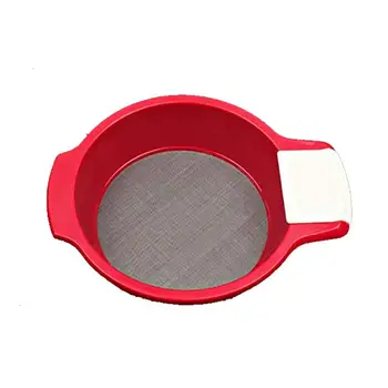 Hand-Held Flour Sieve Round Sugar Powder Filter Household Kitchen Baking Tools Stainless Steel Flour Screen
Hand-Held Flour Sieve Round Sugar Powder Filter Household Kitchen Baking Tools Stainless Steel Flour Screen