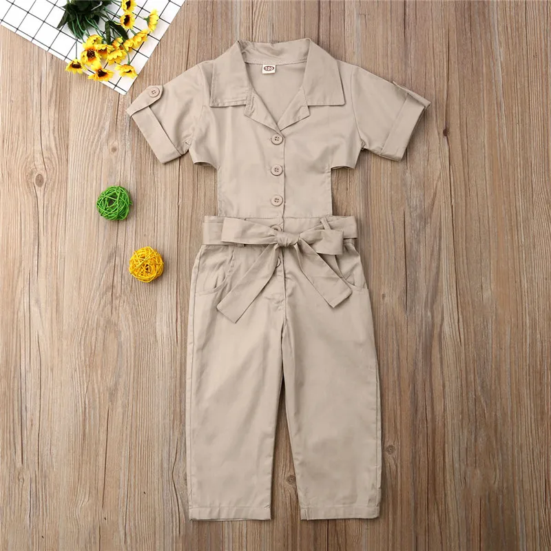 2-7T Summer Kids Girl Denim Coverall Jumpsuit Work Uniform Playsuit Button One-Piece Short Sleeve Casual Romper
2-7T Summer Kids Girl Denim Coverall Jumpsuit Work Uniform Playsuit Button One-Piece Short Sleeve Casual Romper