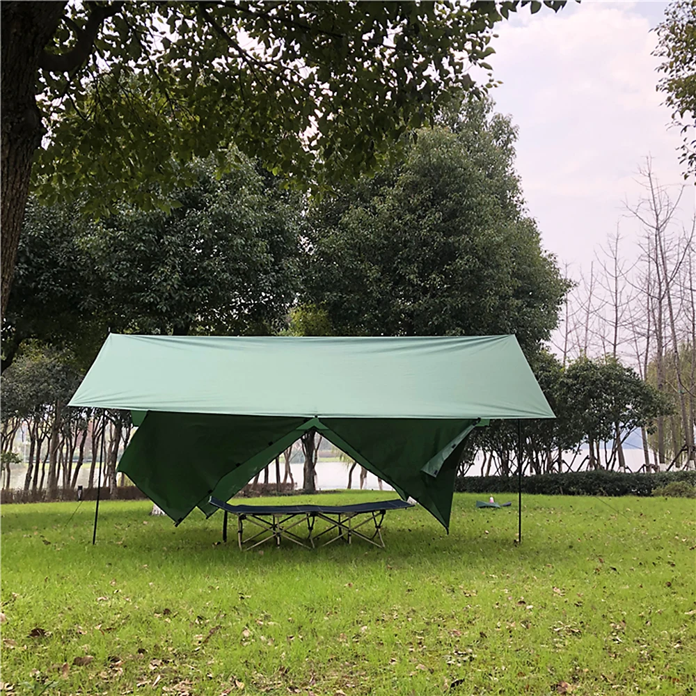 Multi-functional Outdoor Camping Tent Hammock Rain Fly Waterproof Tarp Ripstop Rain Cover Picnic Rug Canopy Changing Shelter
Multi-functional Outdoor Camping Tent Hammock Rain Fly Waterproof Tarp Ripstop Rain Cover Picnic Rug Canopy Changing Shelter