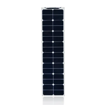 18V 50W Solar Panel Water Resistant flexible Monocrystalline silicon Solar Cells Module Battery Charger with PV Cable Clip
18V 50W Solar Panel Water Resistant flexible Monocrystalline silicon Solar Cells Module Battery Charger with PV Cable Clip