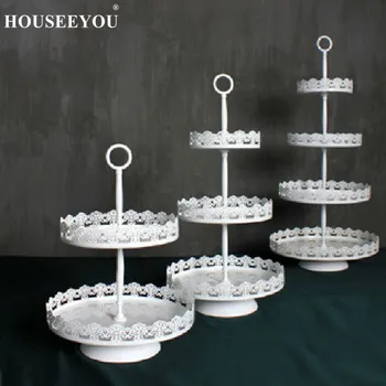 HOUSEEYOU 2.3.4 Tiers European Style Desserts Metal Tray Wedding Cake Stand Cupcake Tray Decoration Display Rack Cupcake Holder
HOUSEEYOU 2.3.4 Tiers European Style Desserts Metal Tray Wedding Cake Stand Cupcake Tray Decoration Display Rack Cupcake Holder