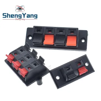 ShengYang 1PCS 2 4 6 Way Spring Push Release Connector Speaker Terminal Strip Block
ShengYang 1PCS 2 4 6 Way Spring Push Release Connector Speaker Terminal Strip Block
