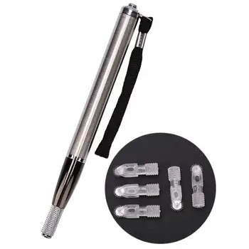 Tattoo Set LED Eyebrow Tattoo Manual Pen + Roller Eyebrow Needles Tattoo Tool Pen microblading kit 4
Tattoo Set LED Eyebrow Tattoo Manual Pen + Roller Eyebrow Needles Tattoo Tool Pen microblading kit 4