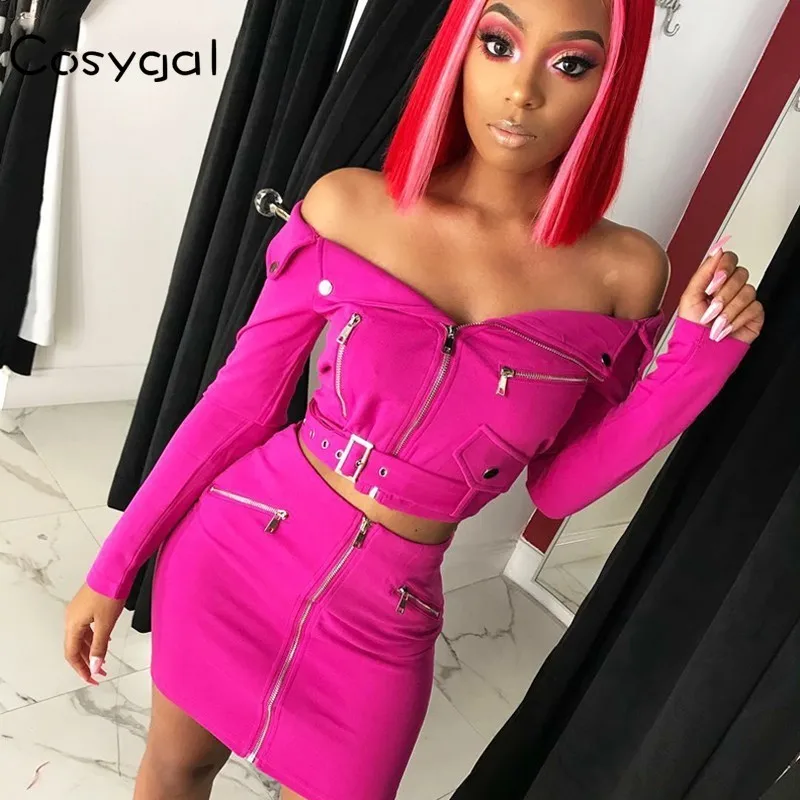 Autumn Winter Sexy Women Casual Dress Long Sleeve Crop Top High Waist Zippers Bodycon Dress Off The Shoulder Pencil Dress
Autumn Winter Sexy Women Casual Dress Long Sleeve Crop Top High Waist Zippers Bodycon Dress Off The Shoulder Pencil Dress