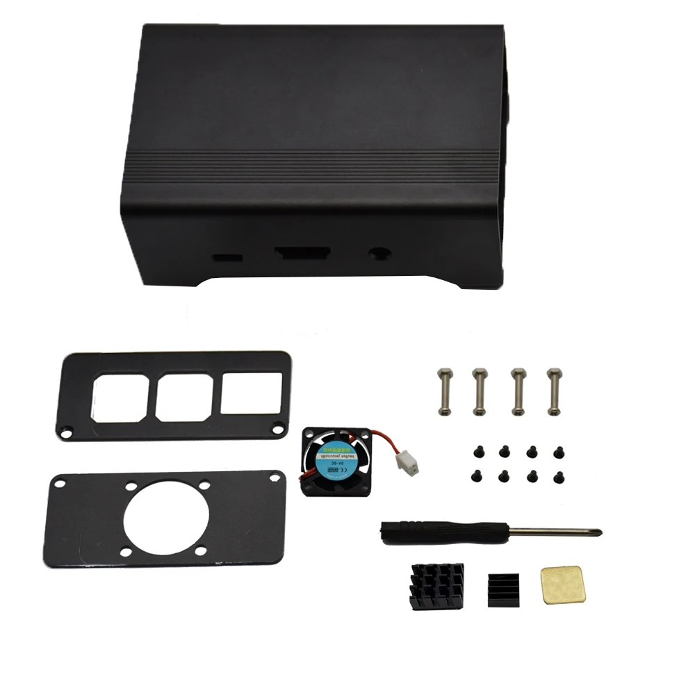 SQPP Aluminum Alloy Protective Case With Cooling Fan Heatsink Kit For Raspberry Pi 3B
SQPP Aluminum Alloy Protective Case With Cooling Fan Heatsink Kit For Raspberry Pi 3B
