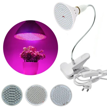 60/106/126/200 LED Grow Light Hydroponic Lighting With Clip Plants Lamps for Flower Hydroponics System Indoor Garden E27 Socket
60/106/126/200 LED Grow Light Hydroponic Lighting With Clip Plants Lamps for Flower Hydroponics System Indoor Garden E27 Socket