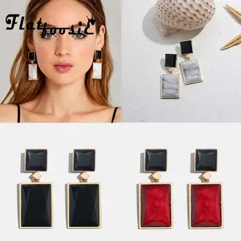 Flatfoosie Charm Square Long Dangle Earrings For Women Resin Acrylic Simple Geometric Statement Drop Earring Elegant Jewelry New
Flatfoosie Charm Square Long Dangle Earrings For Women Resin Acrylic Simple Geometric Statement Drop Earring Elegant Jewelry New