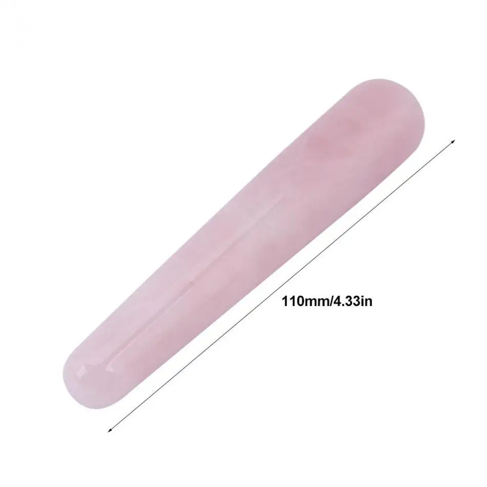 1PCs Natural Rose Quartz Stick Crystal Face Massage Wand Guasha Acupoint Point Stick Slimming Roller Stone Smooth Massager Stick
1PCs Natural Rose Quartz Stick Crystal Face Massage Wand Guasha Acupoint Point Stick Slimming Roller Stone Smooth Massager Stick