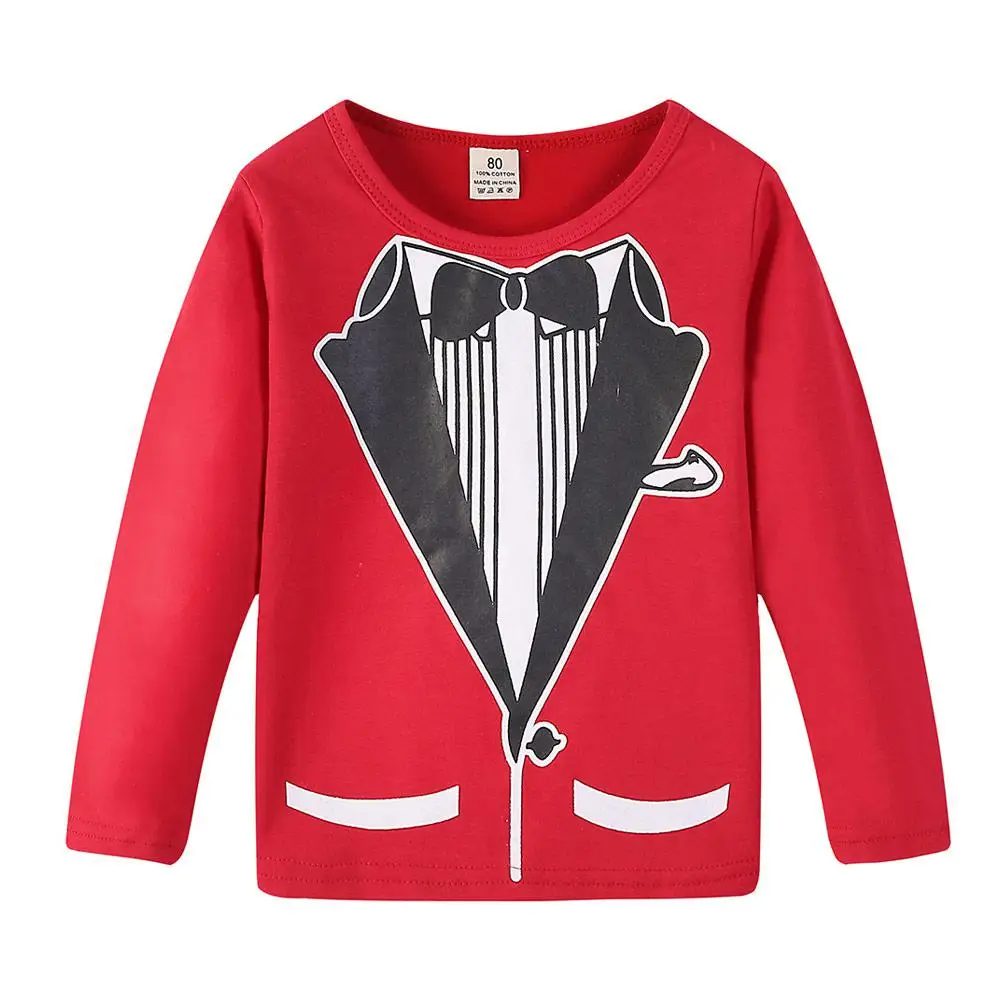 Baby Boy Clothes Gentleman T-Shirt Shirt Pullover Print Long Sleeve Cotton Children Print Tops Long Sleeve Casual Boys Clothing
Baby Boy Clothes Gentleman T-Shirt Shirt Pullover Print Long Sleeve Cotton Children Print Tops Long Sleeve Casual Boys Clothing