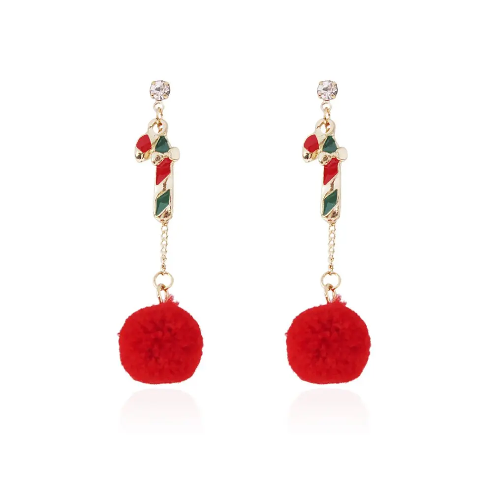 Christmas Crutches Earrings Hair Imitation Ful Hair Ball Earring Fashion Long Earrings For Women Girls Jewelry
Christmas Crutches Earrings Hair Imitation Ful Hair Ball Earring Fashion Long Earrings For Women Girls Jewelry