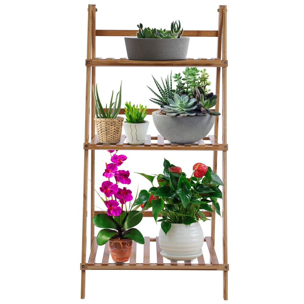 flower stand 3 Tier Bamboo Storage Balcony Fleshy Floor Rack Folding Flower Pot Stand Plants Shelf shelf for flowers
flower stand 3 Tier Bamboo Storage Balcony Fleshy Floor Rack Folding Flower Pot Stand Plants Shelf shelf for flowers