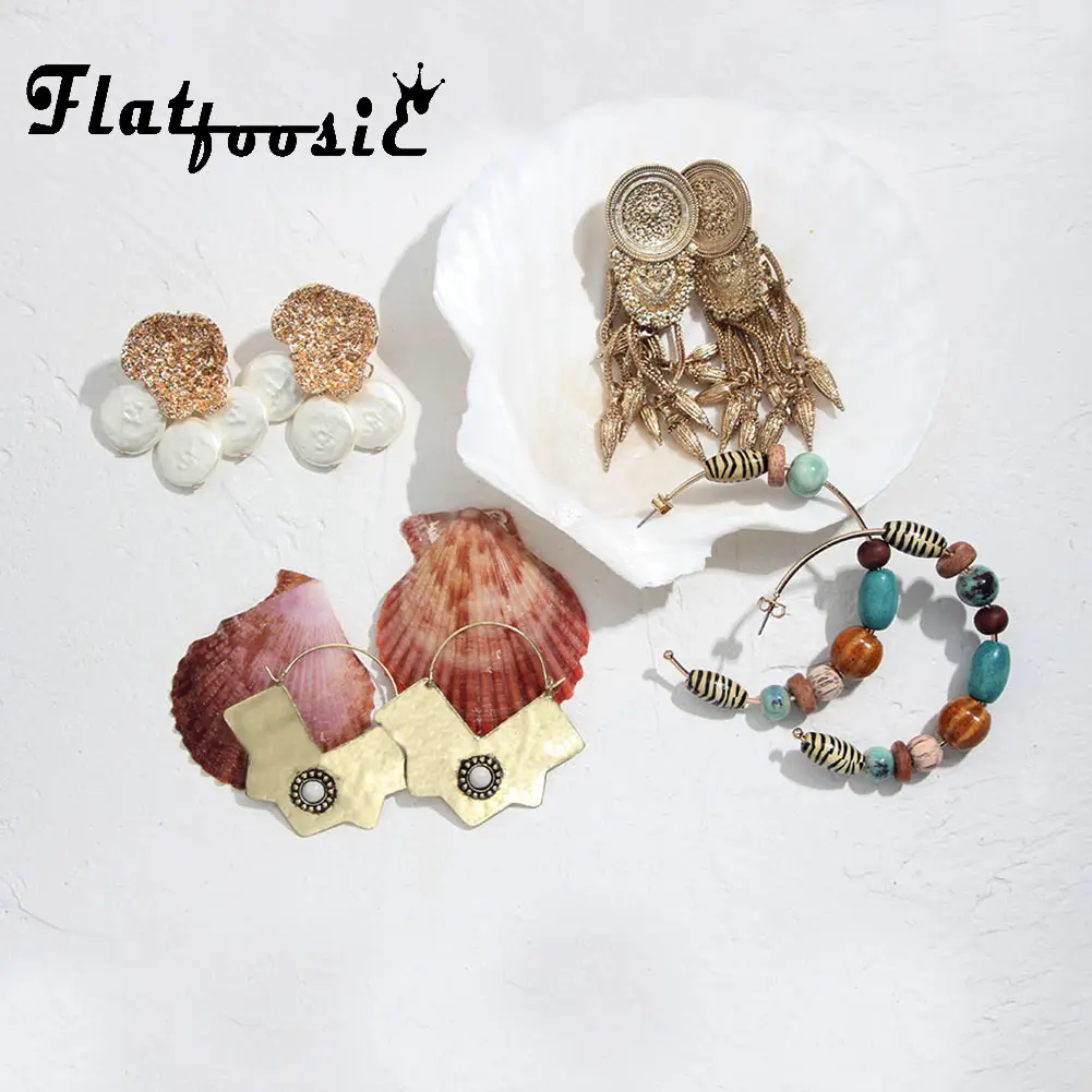 Flatfoosie ZA Boho Beads Round Dangle Earrings For Women Ethnic Resin Vintage Statement Trendy Fringed Long Drop Earring Jewelry
Flatfoosie ZA Boho Beads Round Dangle Earrings For Women Ethnic Resin Vintage Statement Trendy Fringed Long Drop Earring Jewelry