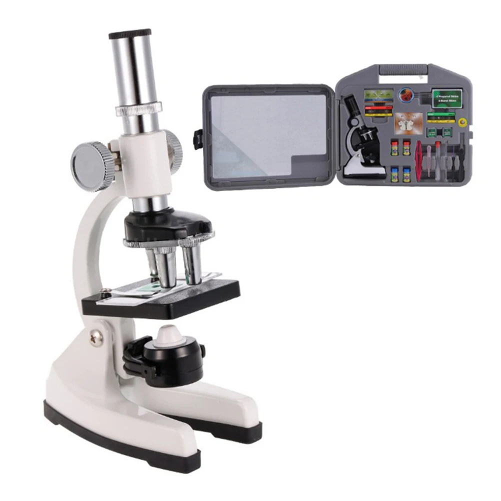 Kids 1200x Microscope Set Children Early Development Science Educational Technology Toy For Kid Learn Science (White)
Kids 1200x Microscope Set Children Early Development Science Educational Technology Toy For Kid Learn Science (White)