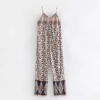 2019 Summer Women Leopard Print Jumpsuit Backless Adjustable Straps Boho Jumpsuits Casual Wide Leg Sexy Romper
2019 Summer Women Leopard Print Jumpsuit Backless Adjustable Straps Boho Jumpsuits Casual Wide Leg Sexy Romper