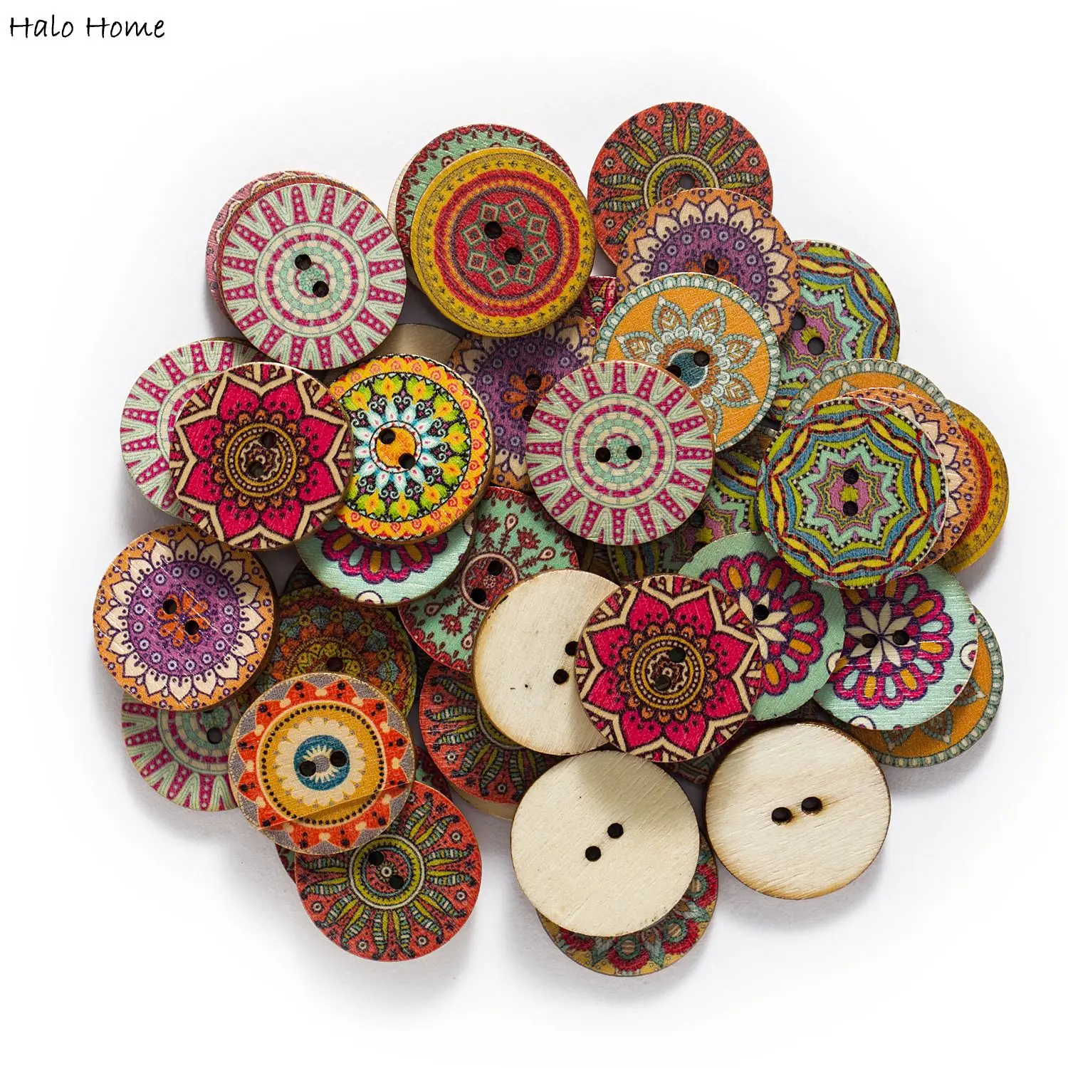 50pcs Painted Round Wood Buttons for Handwork Sewing Scrapbook Clothing Crafts Accessories Card Decor 20-25mm
50pcs Painted Round Wood Buttons for Handwork Sewing Scrapbook Clothing Crafts Accessories Card Decor 20-25mm