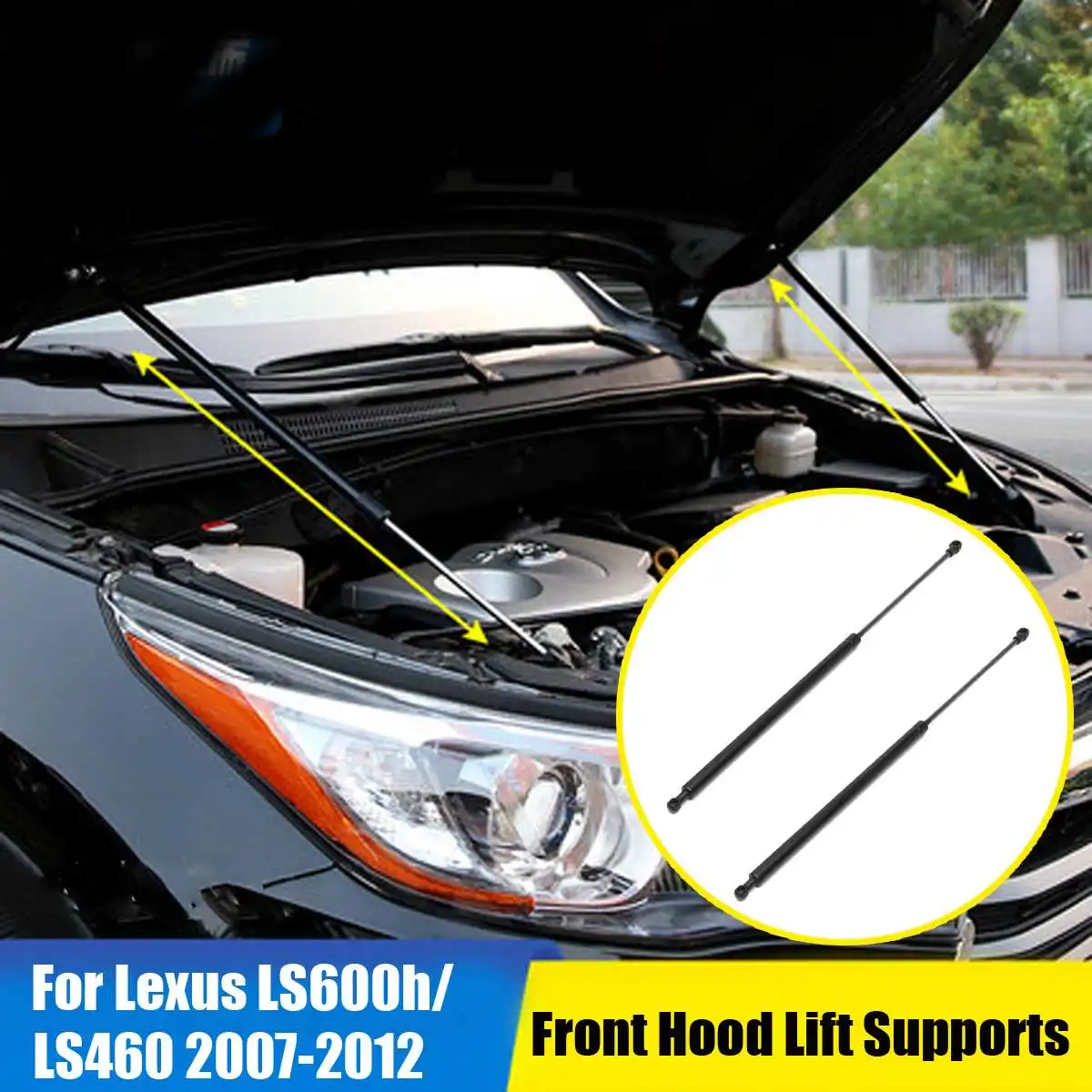 Autoleader 1Pair 59cm Car Front Hood Lift Supports Shock Strut Hydraulic Spring Strut Hauling for Lexus LS600h/LS460 2007-2012
Autoleader 1Pair 59cm Car Front Hood Lift Supports Shock Strut Hydraulic Spring Strut Hauling for Lexus LS600h/LS460 2007-2012