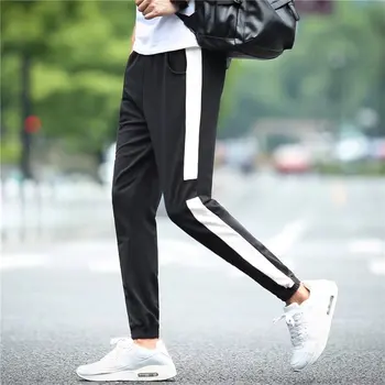 2019 Spring Men Casual Slim Solid Color Side Stripe Haren Joggers Sweatpants Elastic Waist Bound Feet Motion Trousers Male S-2XL
2019 Spring Men Casual Slim Solid Color Side Stripe Haren Joggers Sweatpants Elastic Waist Bound Feet Motion Trousers Male S-2XL