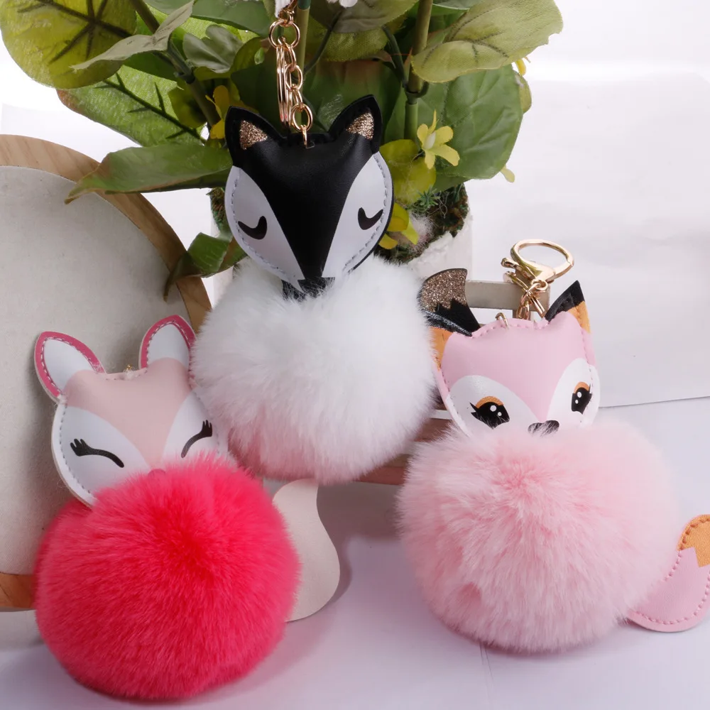 Fox Ball Key Buckle Pendant Pu Small Fox Hair Ball Pendant Luggage And Accessories Automobile Pendant
Fox Ball Key Buckle Pendant Pu Small Fox Hair Ball Pendant Luggage And Accessories Automobile Pendant