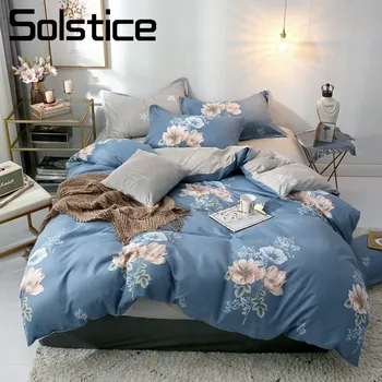 Solstice Home Textile Duvet Cover Pillowcase Bed Sheet Blue Flower Bedding Linen Set Woman Adult Teen Girl King Double Bedclothe
Solstice Home Textile Duvet Cover Pillowcase Bed Sheet Blue Flower Bedding Linen Set Woman Adult Teen Girl King Double Bedclothe